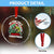 Xmas Fishing Crystal Glass Ornament We Fish You A Merry Christmas Santa Hat TS09