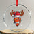 Xmas Football Crystal Glass Ornament For Men Boys Santa Sports Player - Wonder Print Shop