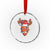 Xmas Football Crystal Glass Ornament For Men Boys Santa Sports Player - Wonder Print Shop