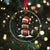 Xmas Football Crystal Glass Ornament Rugby Snowman Xmas Festive Holiday Sports - Wonder Print Shop