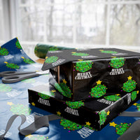 Xmas Gamer Wrapping Paper Roll Merry Critmas D20 RPG Gaming Xmas Tree