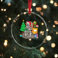 Xmas Gamer Skeleton Gaming Crystal Glass Ornament TS09