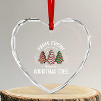 Xmas Heart Crystal Glass Ornament Farm Fresh Sprinkles Frosting Cake Ready To Eat Christmas Tree - Wonder Print Shop