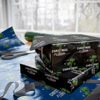 Xmas In Florida Wrapping Paper Roll Deck The Palm Trees  Matching Family Vacation