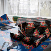 Xmas in Hawaii Wrapping Paper Roll Mele Kalikimaka Tropical Hawaiian Hibiscus