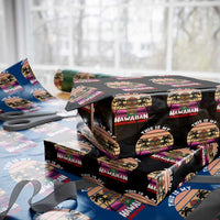 Xmas in Hawaii Wrapping Paper Roll This Is My Hawaiian Tiki Retro Tropical Vibe