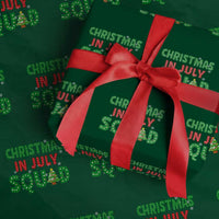 Xmas In July Squad Wrapping Paper Roll Funny Summer Xmas - Wonder Print Shop