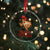 Xmas In Texas Crystal Glass Ornament Merry Texmas Santa Cowboy Hat TS09