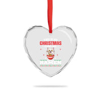 Xmas Kawaii Cat Ramen Heart Crystal Glass Ornament Powered By Ramen Japanese Noodle Anime Manga - Wonder Print Shop