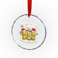 Xmas Mexico Crystal Glass Ornament Tis The Season For Tamales TS09