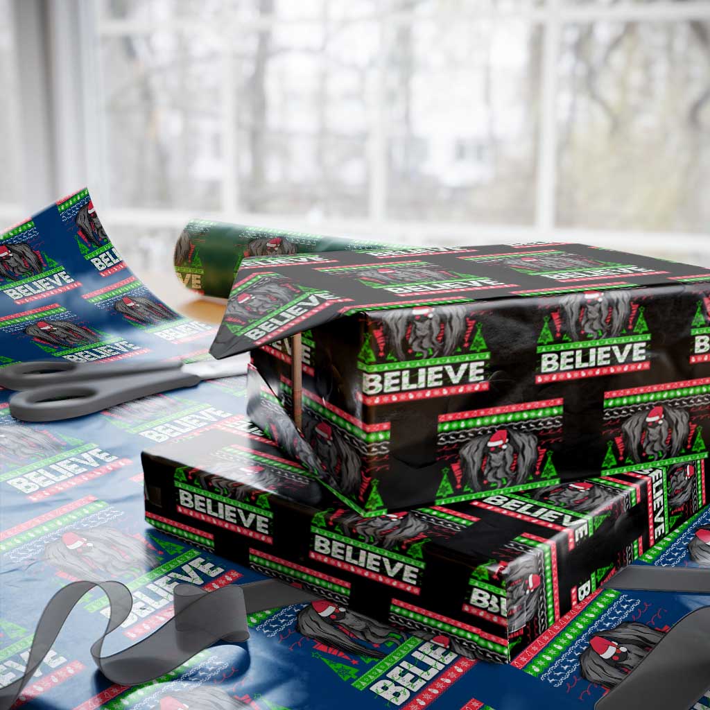Xmas Mothman Wrapping Paper Roll Believe Cryptmas Cryptid Monster Point Pleasant