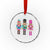 Xmas Nutcracker Crystal Glass Ornament Sequin Sparklle Festive Xmas Vintage - Wonder Print Shop