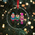 Xmas Nutcracker Crystal Glass Ornament Sequin Sparklle Festive Xmas Vintage - Wonder Print Shop