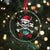 Xmas Pirate Skull Crystal Glass Ornament Yo Ho Ho Boat Cruise Xmas Crossbones - Wonder Print Shop