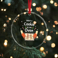 Xmas Pregnancy Crystal Glass Ornament Gingerbread Baby Cookie In This Oven TS09