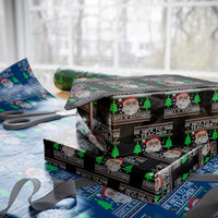 Xmas Teacher Wrapping Paper Roll Be Nice To The Teacher Santa Is Watching
