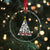 Xmas Tree Crystal Glass Ornament Red Plaid Daughter - Wonder Print Shop