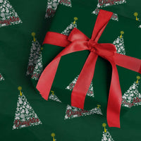 Xmas Tree Wrapping Paper Roll Red Plaid Daughter