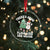 XmasTeacher Crystal Glass Ornament There’s Snow Place Like 2nd Grade Merry Xmas Retro Groovy - Wonder Print Shop