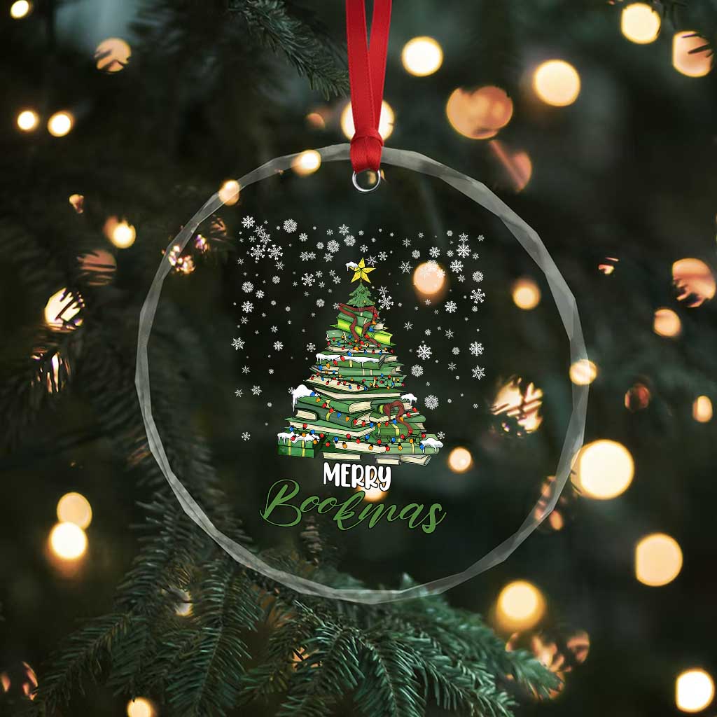 Xmsa Reading Lover Crystal Glass Ornament Read More Books Funny Christmas Teacher Student Book Lovers - Wonder Print Shop