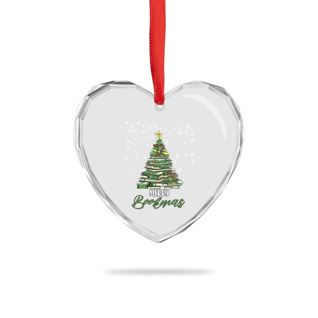 Xmsa Reading Lover Heart Crystal Glass Ornament Read More Books Funny Christmas Teacher Student Book Lovers - Wonder Print Shop
