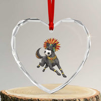 Xolo Dog Soccer Aztec Mexican Fan Gift Heart Crystal Glass Ornament