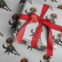 Xolo Dog Soccer Aztec Mexican Fan Gift Wrapping Paper Roll