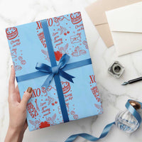 Xoxo Valentines Day Wrapping Paper Roll Love You Cherry Much Vintage Coquette