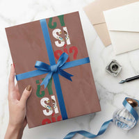 Y Si Si Vintage Mexican Flag Wrapping Paper Roll What If Spanish Slang Mexico Soccer Football Fans