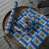 Yacht Rock Captain Wrapping Paper Roll Funny Boating Party Music - Wonder Print Shop