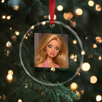 Ya'll Need Jesus Disgusted Face Christian Funny Crystal Glass Ornament