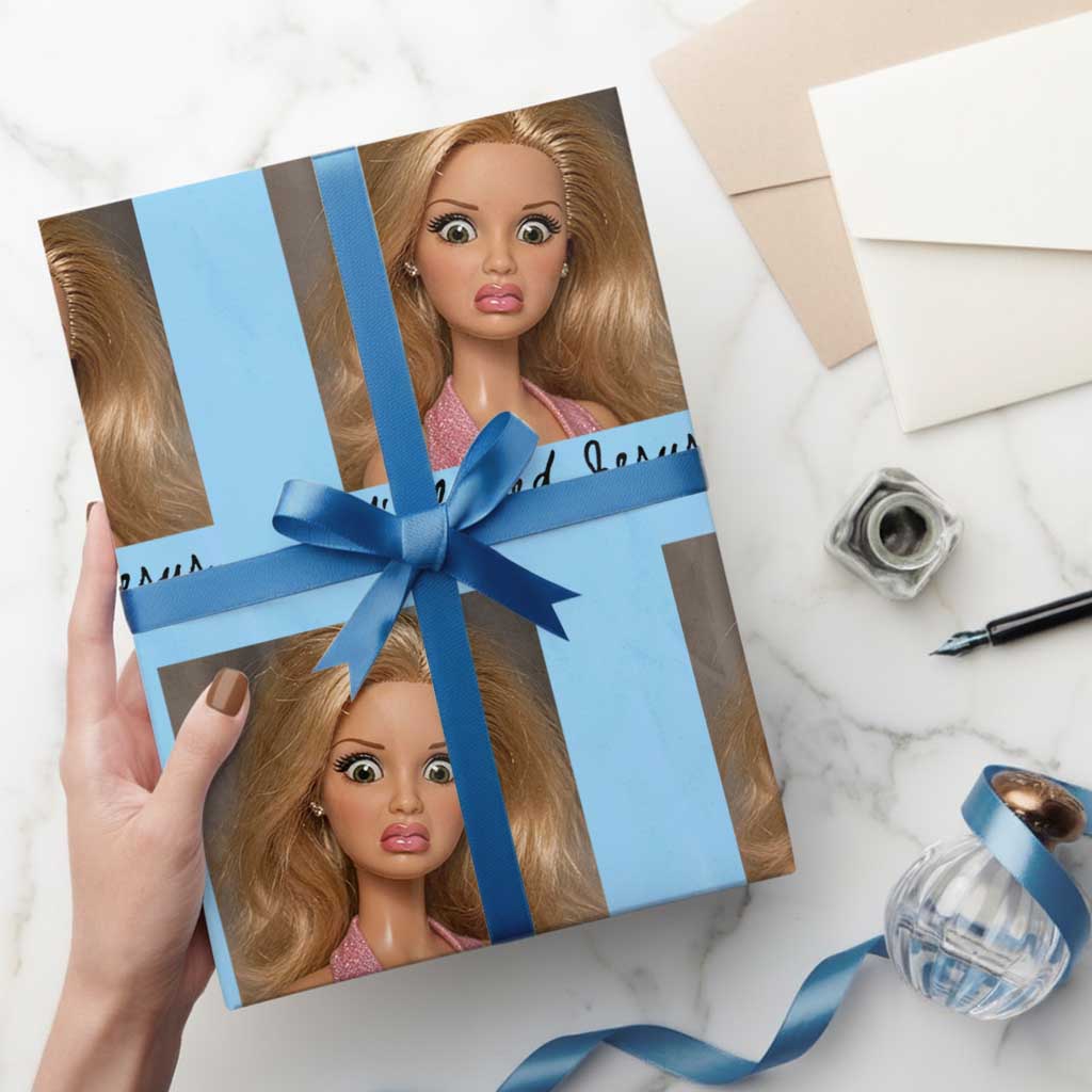 Ya'll Need Jesus Disgusted Face Christian Funny Wrapping Paper Roll
