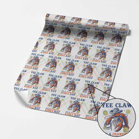 Yee Claw Lobster Wrapping Paper Roll It's a Crawfish Kinda Day Summer Beach Vaction Gift