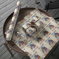 Yee Claw Lobster Wrapping Paper Roll It's a Crawfish Kinda Day Summer Beach Vaction Gift