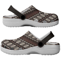 Yogyakarta Parang Batik Motifs Clogs Shoes Indonesian Traditional Pattern
