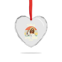 Yolo Jk BRB Jesus Heart Crystal Glass Ornament Funny Easter Christian