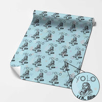 Yolo Jk BRB Jesus Wrapping Paper Roll Funny Easter Day Ressurection Christians