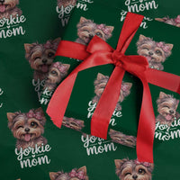Yorkshire Terrier Dog Mom Wrapping Paper Roll Cute Yorkie Puppy Gift
