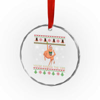 You Are Ruining The Vibe Crystal Glass Ornament Ugly Christmas Marcus The Worm Meme Gift - Wonder Print Shop