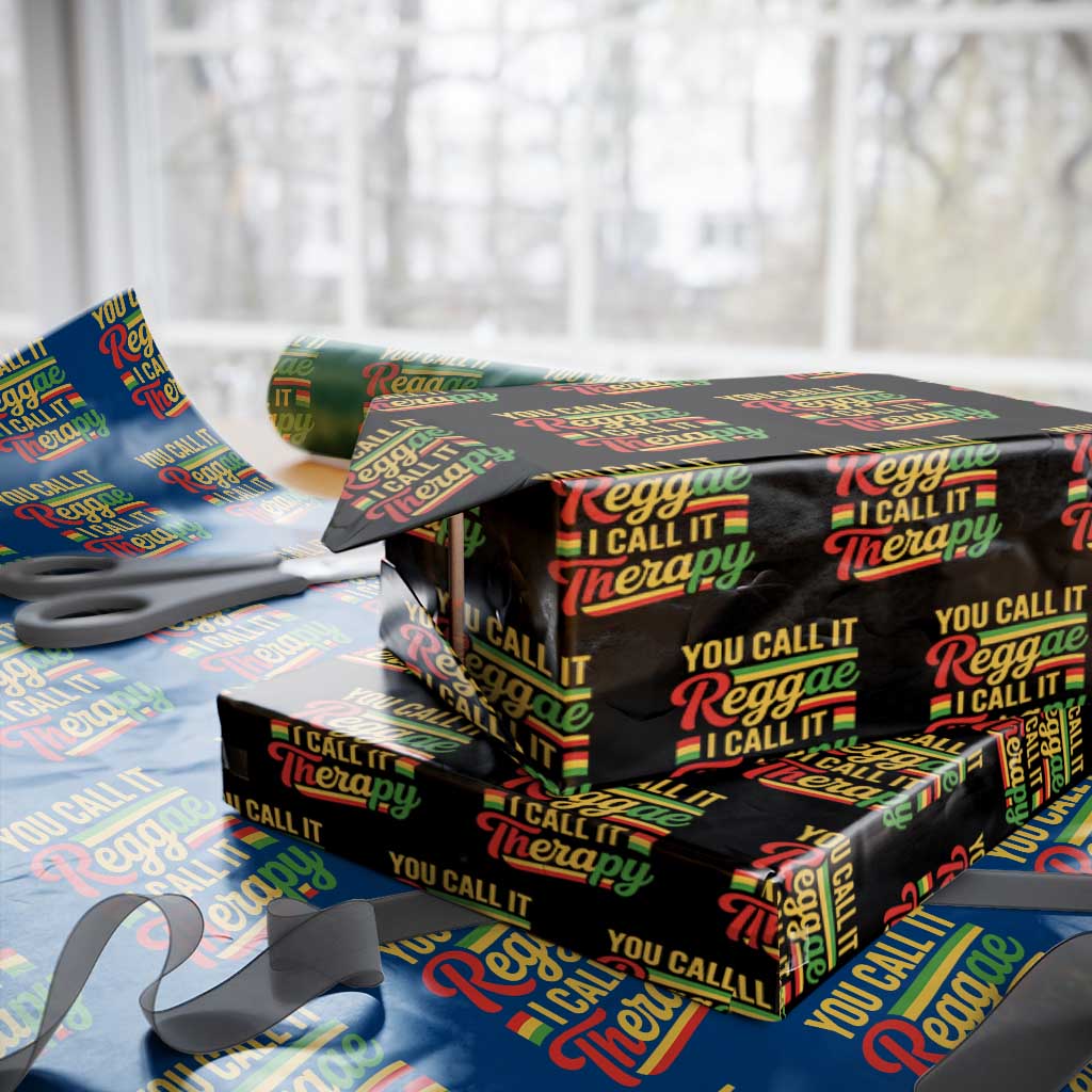 You Call It Reggae I Call It Therapy Wrapping Paper Roll Emotional Jamaican Rasta Music Lovers