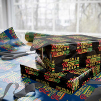 You Call It Reggae I Call It Therapy Wrapping Paper Roll Emotional Jamaican Rasta Music Lovers