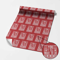 You Can't Tell Me What To Do You're Not My Granddaughter Wrapping Paper Roll Funny Grandpa Fathers Day - Wonder Print Shop
