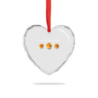 You Know Why I'm Here Deviled Eggs Heart Crystal Glass Ornament Funny Thanksgiving Potluck - Wonder Print Shop
