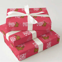 You Want A Piece Of Me Wrapping Paper Roll Funny Easter Chocolate Bunny