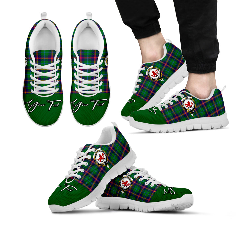 young-modern-family-crest-tartan-sneaker-tartan-plaid-shoes-personalized-your-signature