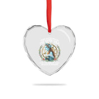 Yule Heart Crystal Glass Ornament Merry Winter Solstice And Happy Yule Marzanna Xmas - Wonder Print Shop