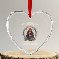 Yule Heart Crystal Glass Ornament Merry Winter Solstice Awakens In Sunshine - Wonder Print Shop