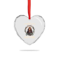 Yule Heart Crystal Glass Ornament Merry Winter Solstice Awakens In Sunshine - Wonder Print Shop