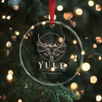 Yule Pagan Crystal Glass Ornament Reflection Instrospection Rebirth Awakening TS11