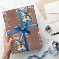 Yule Wrapping Paper Roll Merry Winter Solstice And Happy Yule Marzanna Xmas - Wonder Print Shop